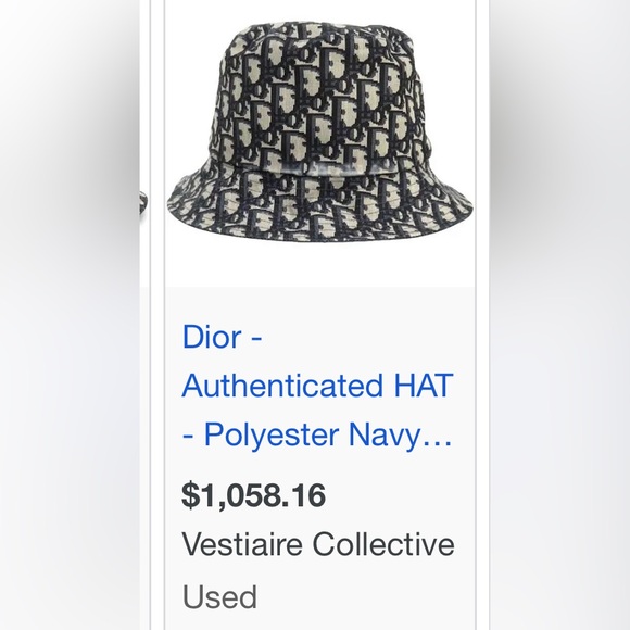 Dior Accessories Dior Canvas Bucket Hat Poshmark